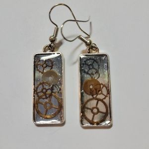 Steampunk earrings.